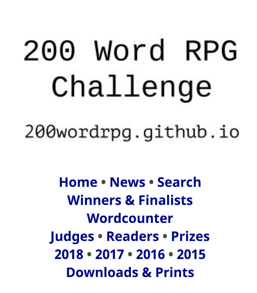 200 Word RPG Challenge